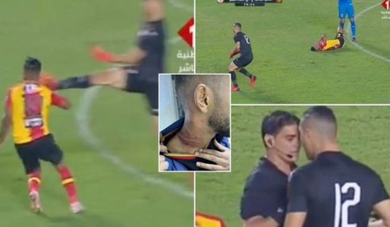 Regjistrohet një nga ndërhyrjet më brutale në histori të futbollit, lojtari godet kundërshtarin në stilin kung-fu