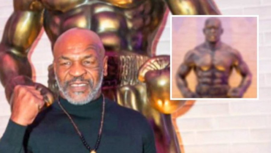 Mike Tyson tallet me statujën që u krijua në nder të tij – pasi nuk duket aspak si ai