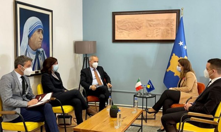 U.d ministrja e Shëndetësisë diskuton me Ambasadorin e Italisë për pandeminë