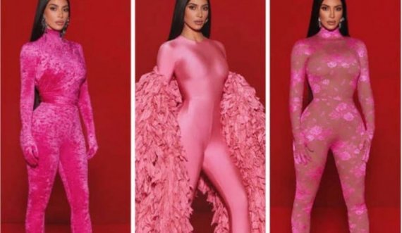 Kim Kardashian më magjepsëse se kurrë me jumpsuits rozë