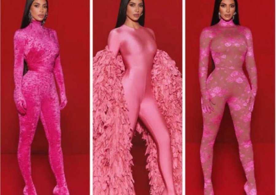Kim Kardashian më magjepsëse se kurrë me jumpsuits rozë