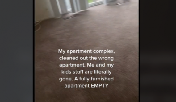 Gruaja mbetet pa fjalë kur kthehet në apartament dhe e gjen plotësisht të zbrazët