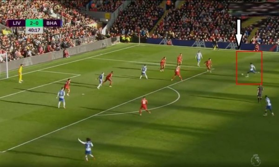 Brighton i shënon Liverpoolit njërin prej golave më të mirë në Premierligë