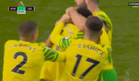 Milot Rashica e regjistron asistin e parë për Norwich City