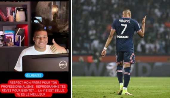 Mbappe i ngacmon tifozët e Real Madridit në Instagram