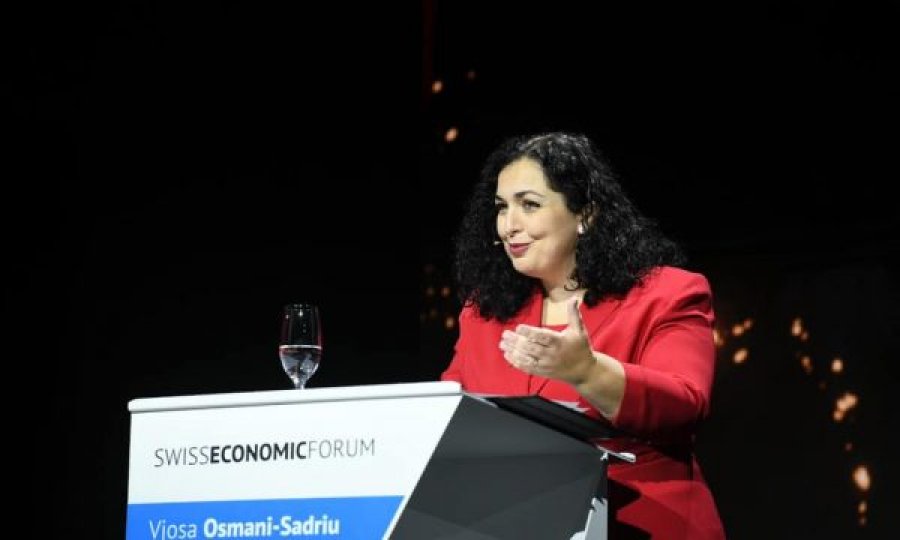 Vjosa Osmani prezanton potencialin ekonomik të Kosovës para përfaqësuesve të bizneseve zvicerane