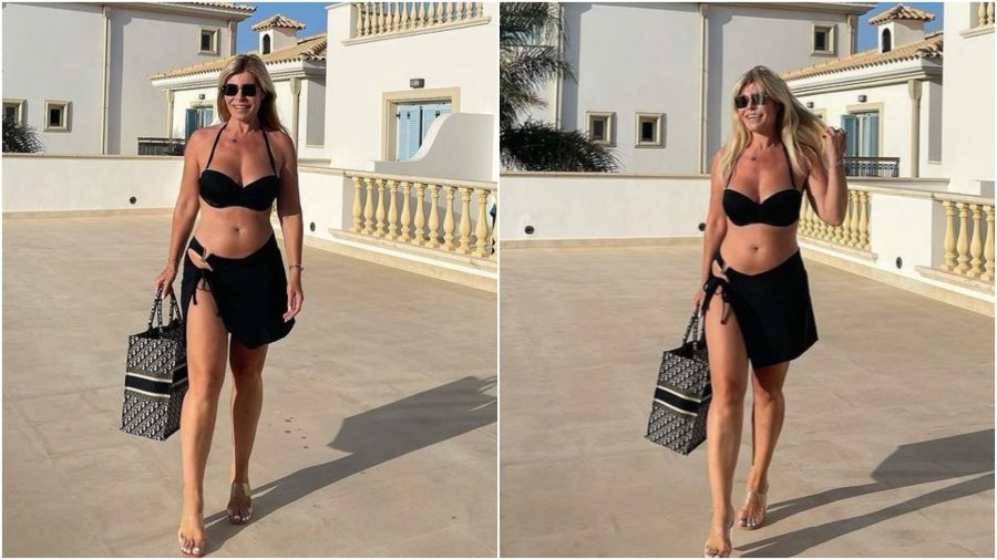 Manjola Nallbani mahnit me linjat trupore, këngëtarja pozon me bikini nga pushimet