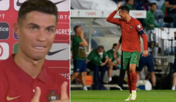 Pamje: Ronaldo largohet nga intervista, e lë gazetarin me fjalë në gojë