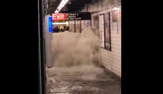 Nju Jorku shpall gjendje emergjente nga vërshimet, stacioni hekurudhor mbushet me ujë 
