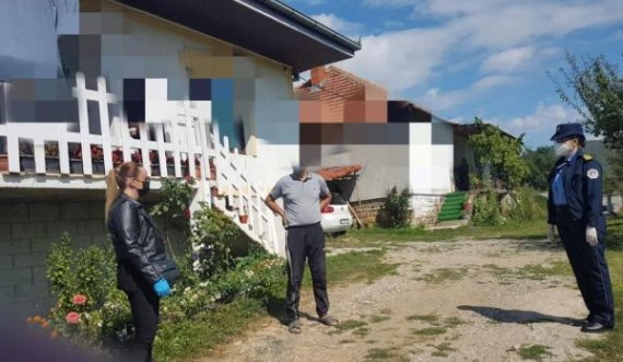 Policia iu shkon në shtëpi të infektuarve me COVID-19