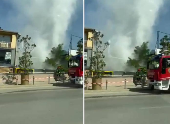 LAJMI I FUNDIT: Tym i madh në Pejton, një objekt dyshohet se është përfshirë nga zjarri