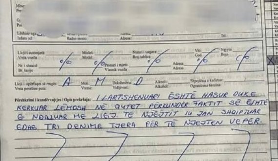 500 euro gjobë 69-vjeçarit në Ferizaj