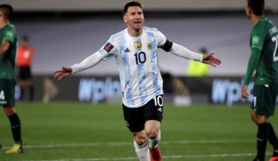 Messi i vetëm e mposht Bolivinë, shënon hat-trik