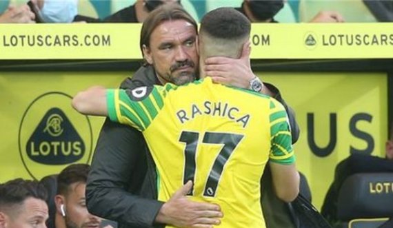 Trajneri i Norwich për Rashicën: Jemi të lumtur që e kemi
