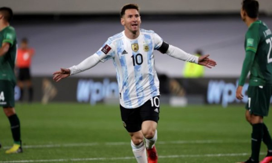 Messi i vetëm e mposht Bolivinë, shënon hat-trik