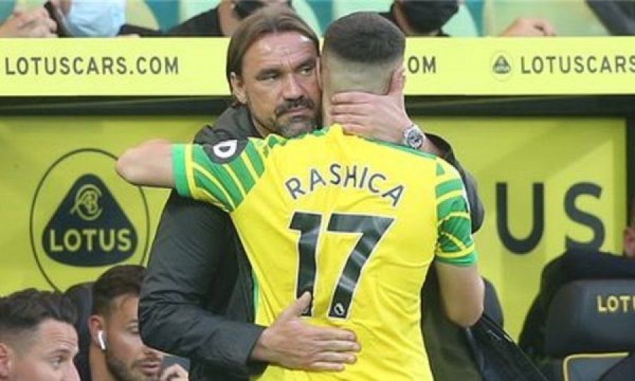 Trajneri i Norwich për Rashicën: Jemi të lumtur që e kemi