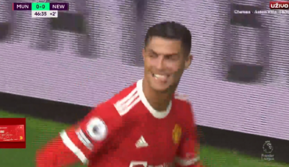 Cristiano Ronaldo shënon gol në debutimin e tij për Manchesterin