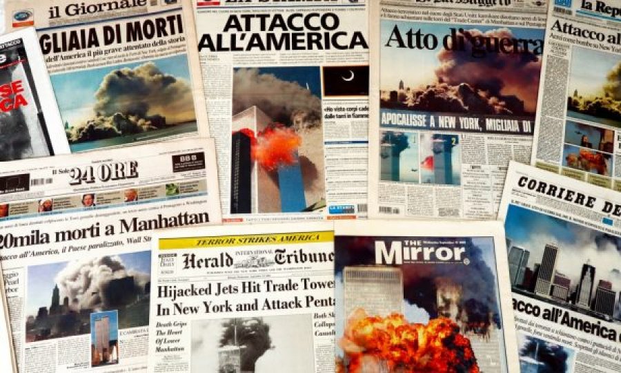 Faqet e para të gazetave ndërkombëtare pas 11 shtatorit 2001