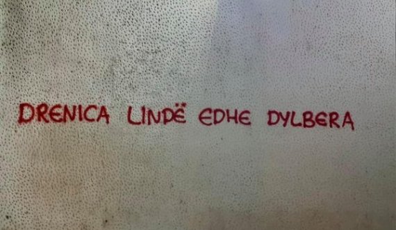  “Drenica lind edhe dylbera”, banorët fshijnë grafitet në Drenas 