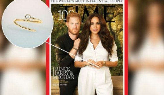 Mesazhi që fsheh unaza e Meghan Markle në kopertinën Time 100