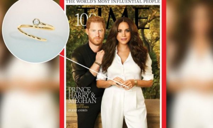 Mesazhi që fsheh unaza e Meghan Markle në kopertinën Time 100