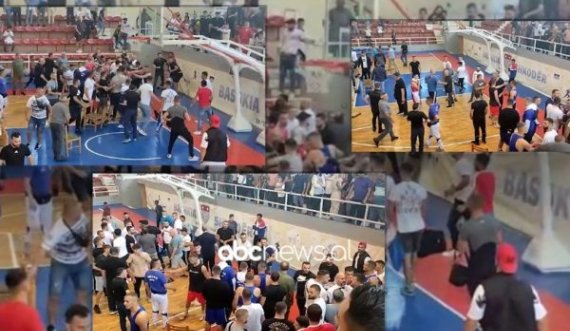 Ndodh në Shqipëri, ndeshja e boksit “zhvendoset” jashtë ringut, edhe tifozët përleshen me karrige
