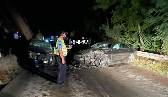 Pamje nga aksidenti i rëndë në Prizren ku u lënduan 6 persona