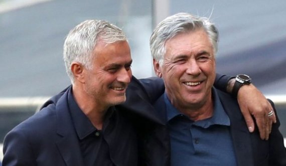 Ancelotti: Shpresoj që Mourinho të fitojë me Romën