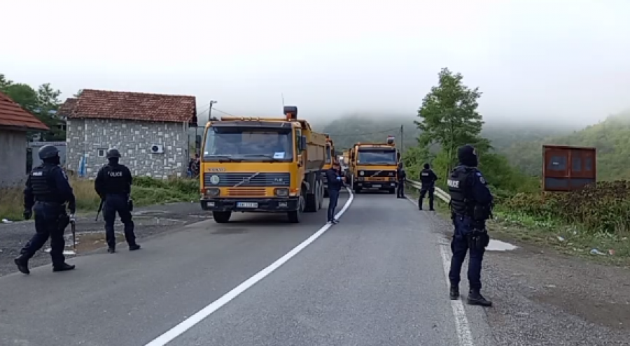 Situata në Jarinje përmes pamjeve