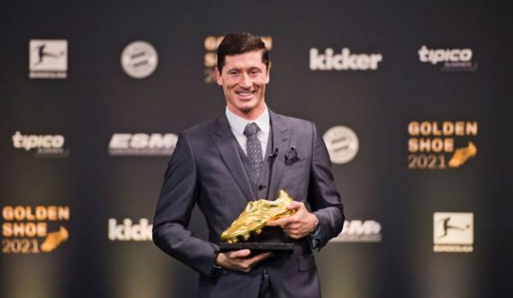  Lewandowski pasi mori Këpucën e Artë: “Jam si vera… s’do të përsëritet ajo çfarë kanë bërë Messi e Ronaldo” 