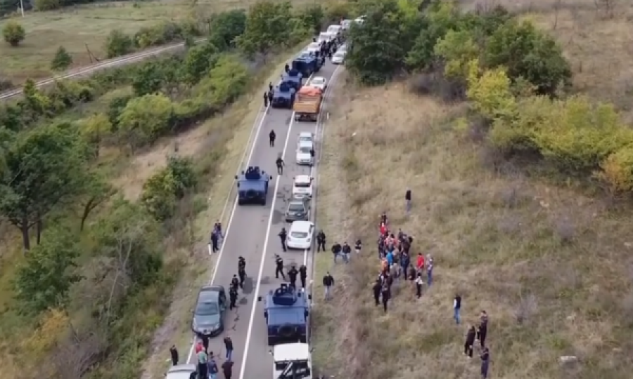 Situata në veri, pamje nga droni në Jarinje