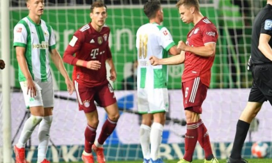  Pjesa e parë: Bayerni në epërsi të dyfishtë ndaj Greuther Furth 