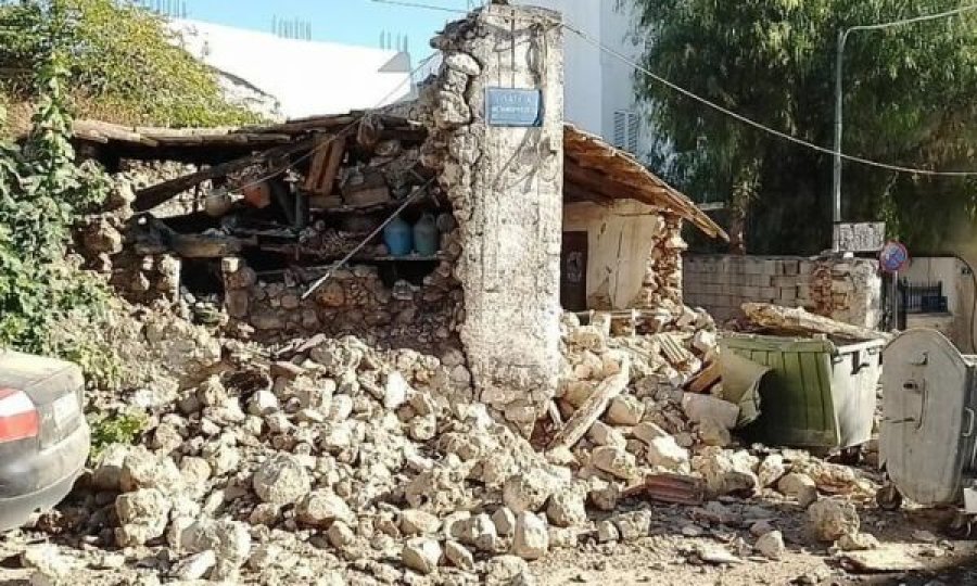  Disa të lënduar e dëme të mëdha materiale nga tërmeti që goditi Greqinë 