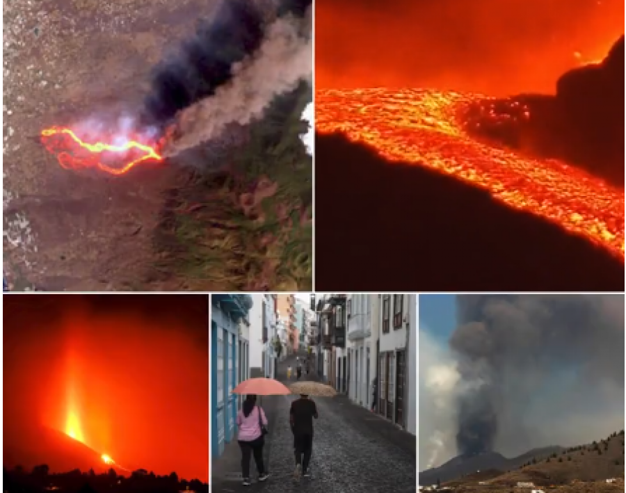 Shpërthen përsëri vullkani La Palma