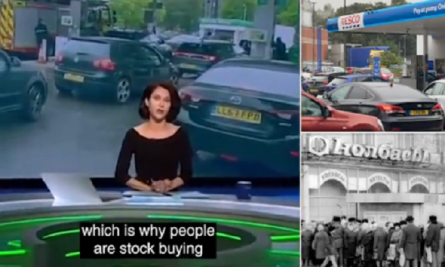 Mediat ruse tallen me mangësitë e furnizimit dhe radhët e gjata për karburant në Britani