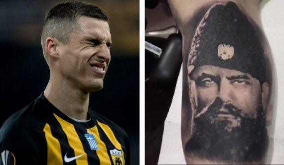 UEFA i tregon vendin futbollistit boshnjak, që mbanë tatuazhin e një krimineli: Me atë në krah, nuk mund të luash në ndeshje evropiane