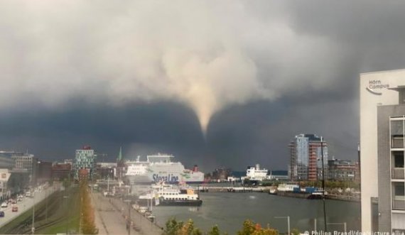 Tornado godet qytetin gjerman Kiel, ka disa të lënduar