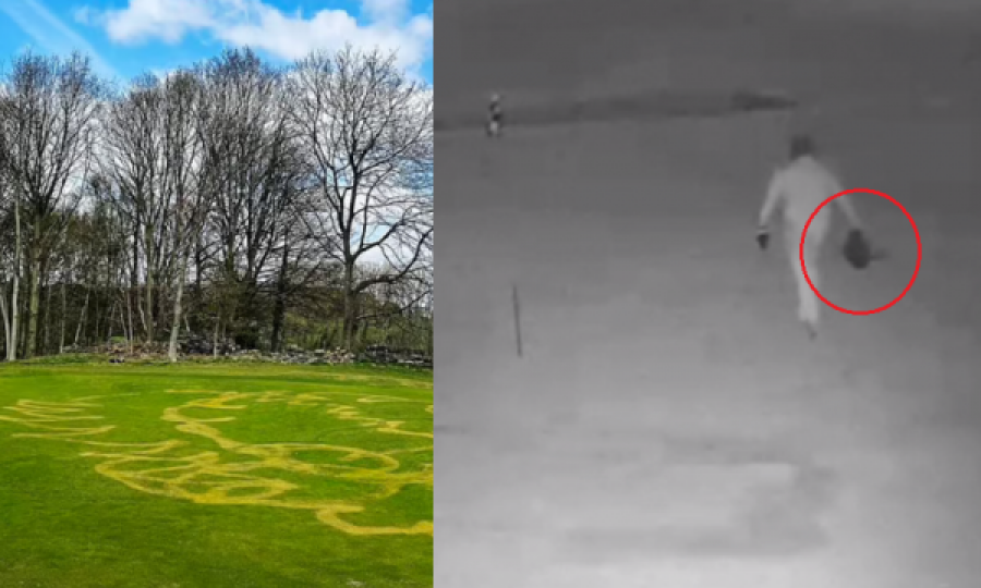 Pamje: E larguan nga klubi, golfisti than barin e fushës me pesticide(VIDEO)