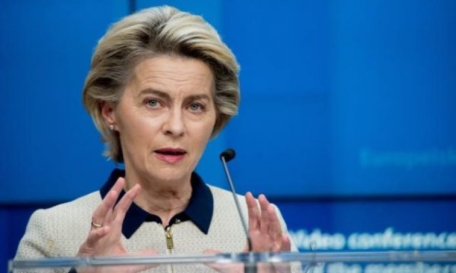 Von der Leyen reagon pas arritjes së marrëveshjes Kosovë – Serbi, i përmend Kurtin e Vuçiqin