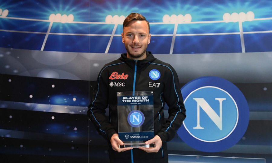 Amir Rrahmani, lojtari i muajit te Napoli