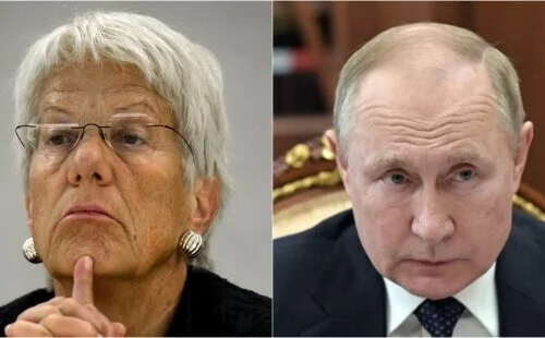Carla Del Ponte: Vladimir Putinin është kriminel lufte, të lëshohet urdhëarrest