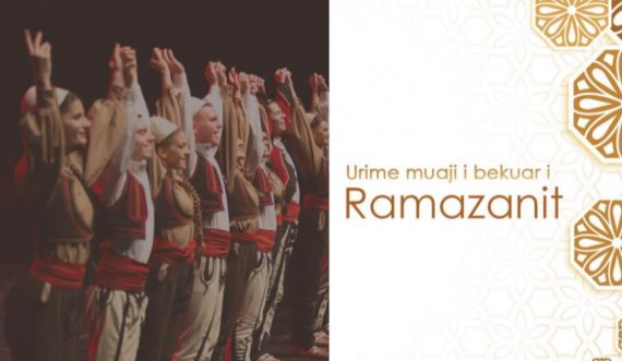 Ansambli i këngëve e valleve shqipe në RMV uron fillimin e muajit të shenjtë të Ramazanit