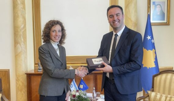 Konjufca pret në takim ambasadoren e Izraelit në Kosovë, Tamar Ziv