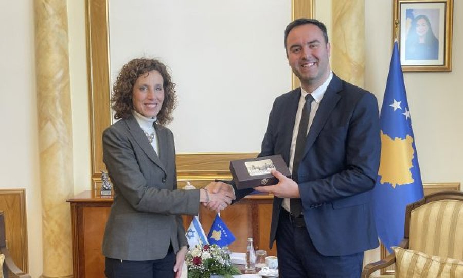 Konjufca pret në takim ambasadoren e Izraelit në Kosovë, Tamar Ziv