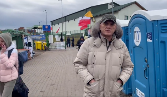 Gani Geci si reporter lufte, shfaqet në kufirin Poloni -Ukrainë