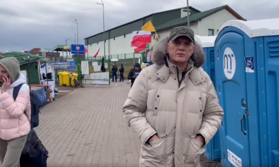 Gani Geci si reporter lufte, shfaqet në kufirin Poloni -Ukrainë