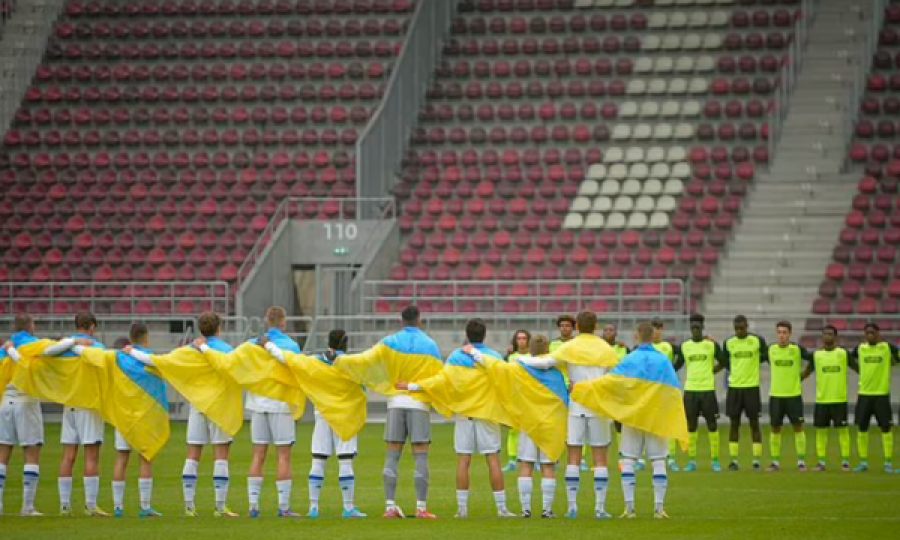Luhet ndeshja e parë e një ekipi ukrainas që nga pushtimi rus