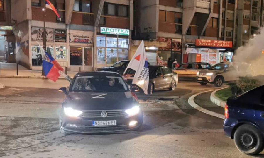 Shkronja “Z” në Mitrovicën e Veriut zhduket me intervenim të policisë
