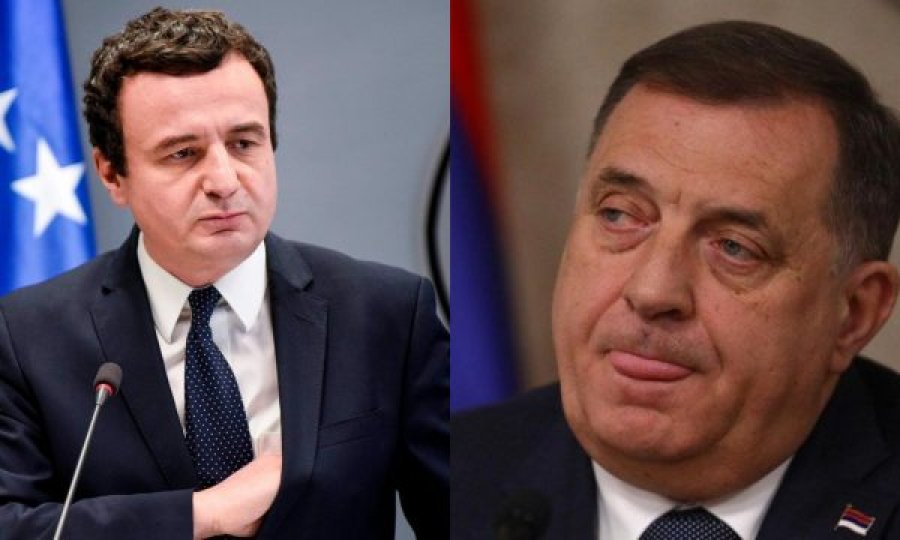 Reagim me tepër imagjinatë, Dodik i kapet Kurtit