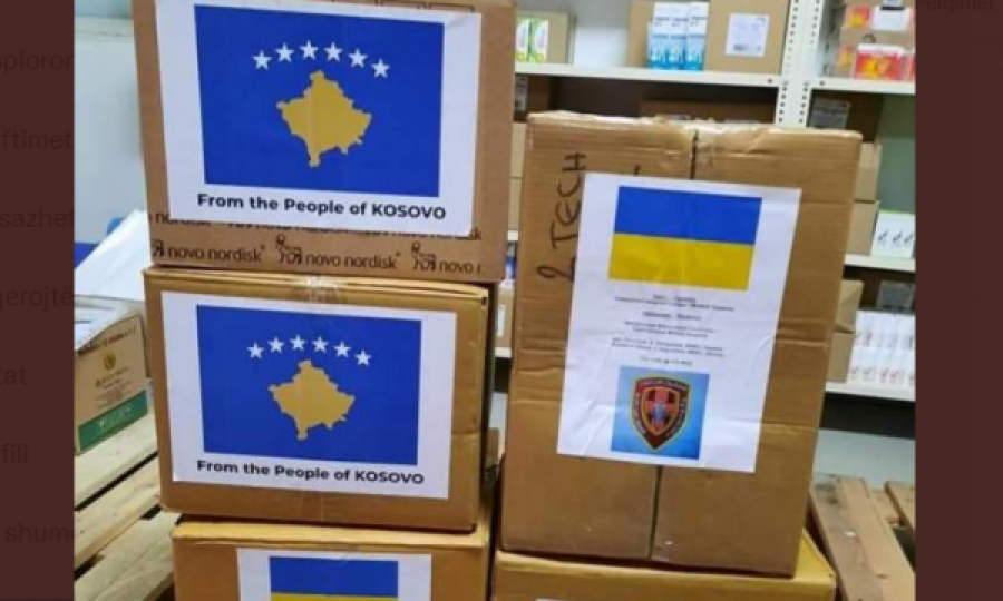 ‘Nga populli i Kosovës…’, mbërrin kongtingjenti i parë me medikamente mjekësore në Ukrainë